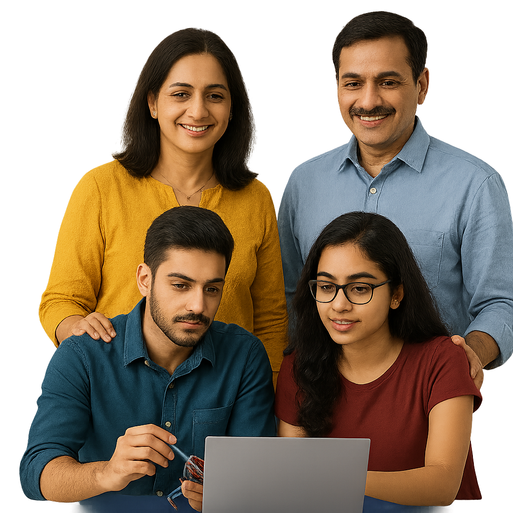 Students using AI Counseling Assistant